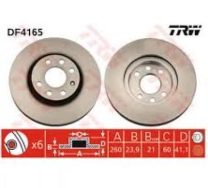 Opel Corsa C Ön Fren Diski Takım TRW