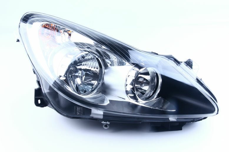 Opel Corsa D Ön Sağ Far Siyah 2007-2009 Orjinal Valeo 93189362
