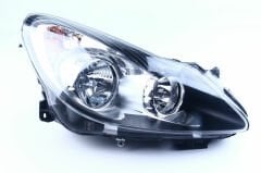 Opel Corsa D Ön Sağ Far Siyah 2007-2009 Orjinal Valeo 93189362