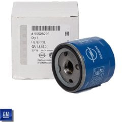 Opel Astra K 1.0 - 1.4- 1.5 Benzinli Motor Yağ Filtresi Orjinal Gm Marka 95528296