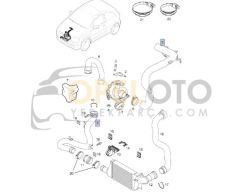 Opel Combo C Z17DTH Turbo Hortumu Uzun GM