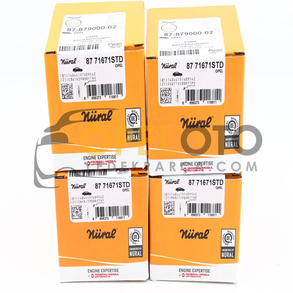 Opel Astra J A16XER Piston Segman Takımı (STD) Goetze 79mm