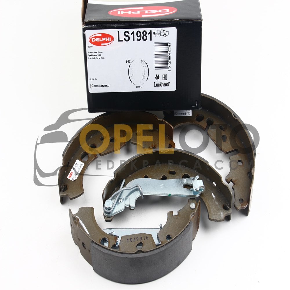 Opel Corsa D Arka Fren Balatası Kampanalı Delphi