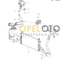Opel İnsignia 2.0 Dizel Turbo Hortumu (Gaz Kelebeğine) GM