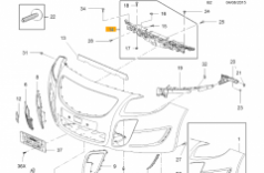 Opel İnsignia Ön Tampon Orta Destek Bakaliti GM