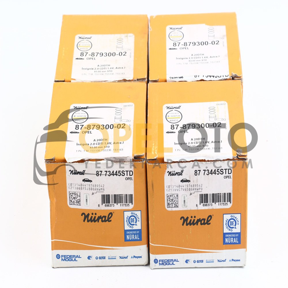 Opel İnsignia 2.0 Dizel Piston Segman Takımı (STD) Standart GOETZE