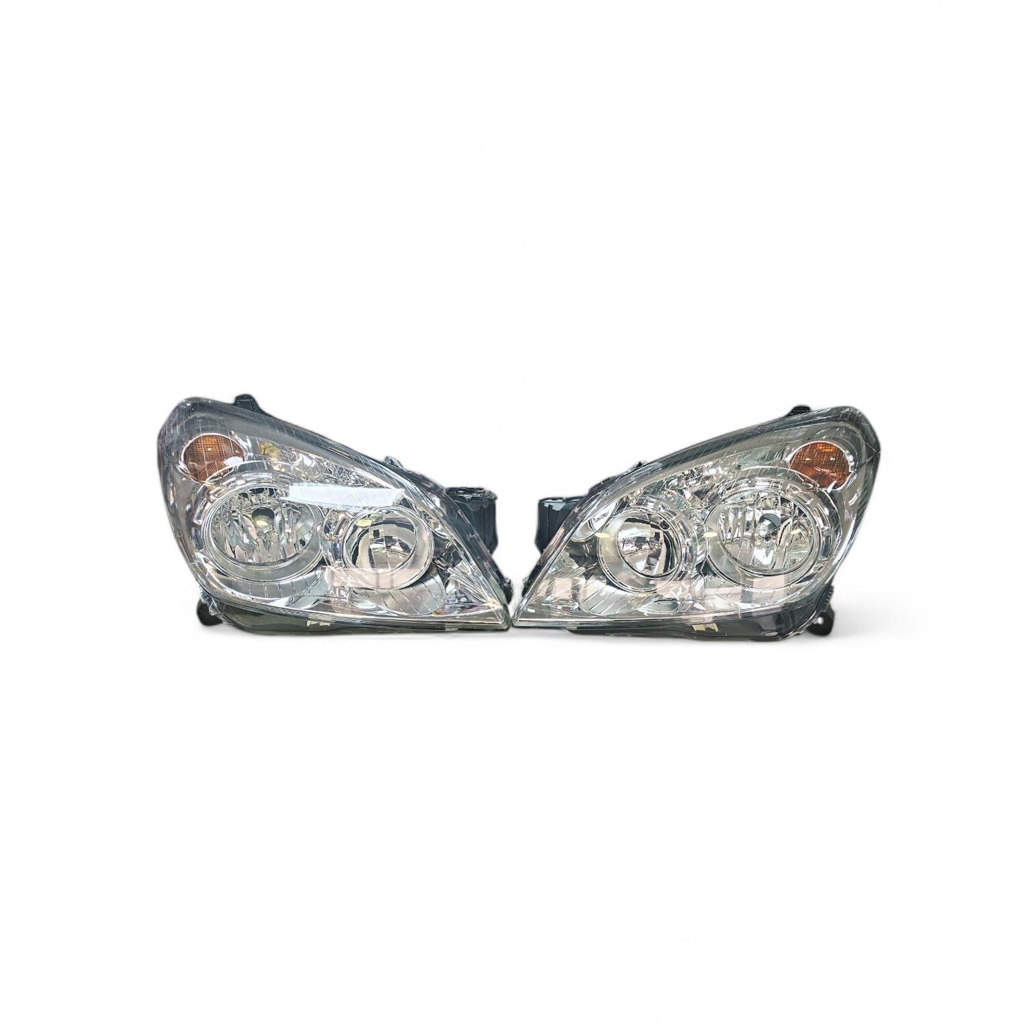 Opel Astra H Ön Far Sağ - Sol Takım krom (1216660-1216659)