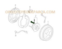 Opel Zafira C Bijon Saplaması Orijinal 9595179
