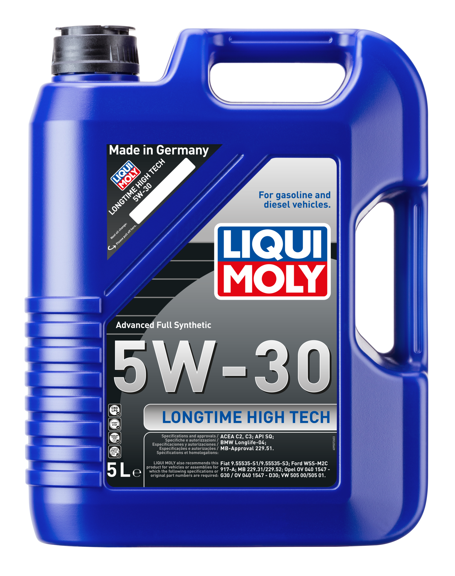 LIQUI MOLY Longtime High Tech 5W-30 Motor Yağı (5 Litre)