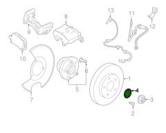Opel Zafira C 1.6 Dizel Ön Aks Pulu Rondelası GM Marka 300 MM