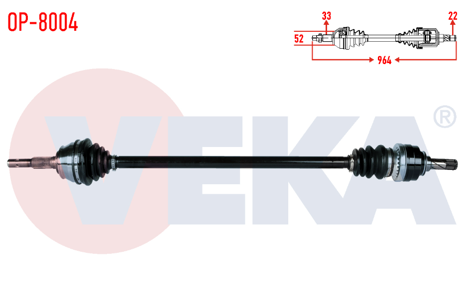 Opel Astra G 1.4-1.6 Benzinli Sağ Aks Komple Abs' li (OP-8004)