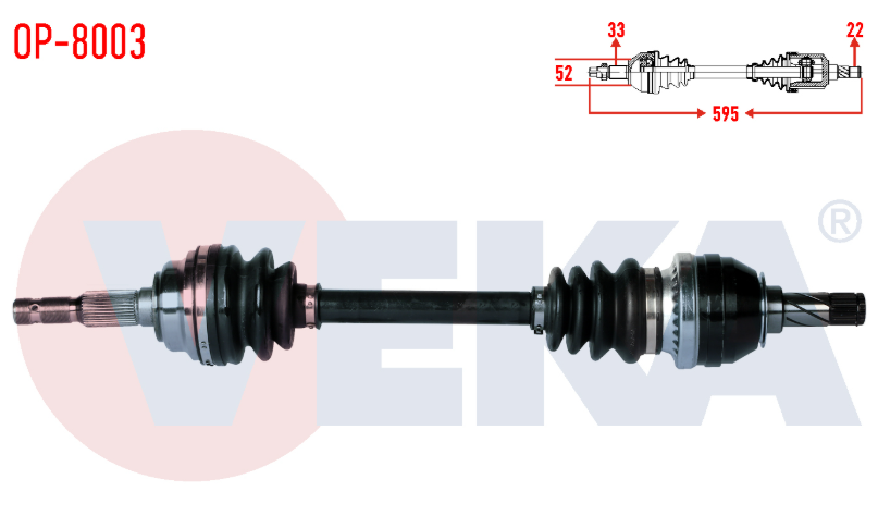 Opel Astra G 1.4-1.6 Benzinli Sol Aks Komple Abs' li (OP-8003)