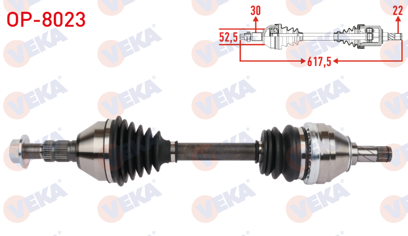 Opel Vectra C 1.6 Benzinli Aks Komple Sol (OP-8023)