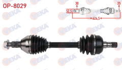 Opel İnsignia A14NET-A16LET Sol Aks Komple Manuel Vites (OP-8029)