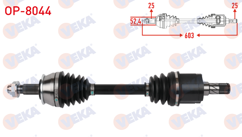 Opel Mokka X 1.4 Turbo Komple Aks Sol Manuel Vites (OP-8044-94560845)