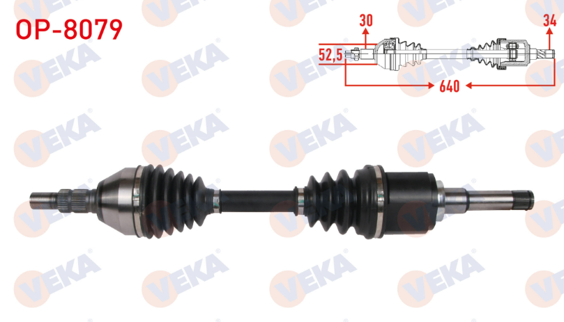 Opel Astra J 1.6 Dizel Aks komple Sol Otomatik (OP-8079-13335139)
